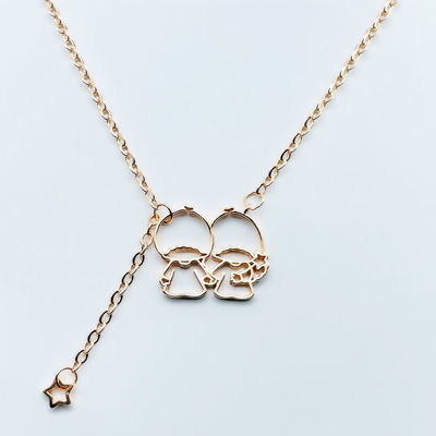 Picture of [925純銀]Little Twin Stars x 星星吊飾項鍊