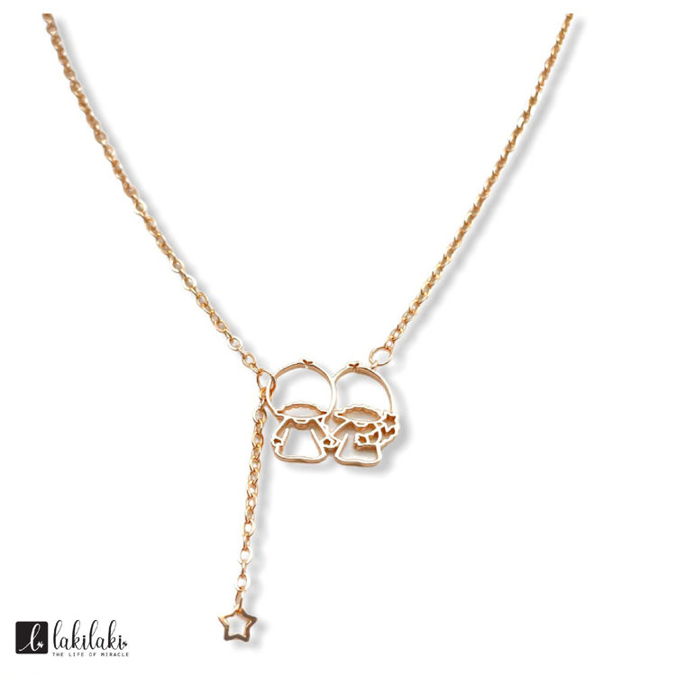 Picture of [925純銀]Little Twin Stars x 星星吊飾項鍊