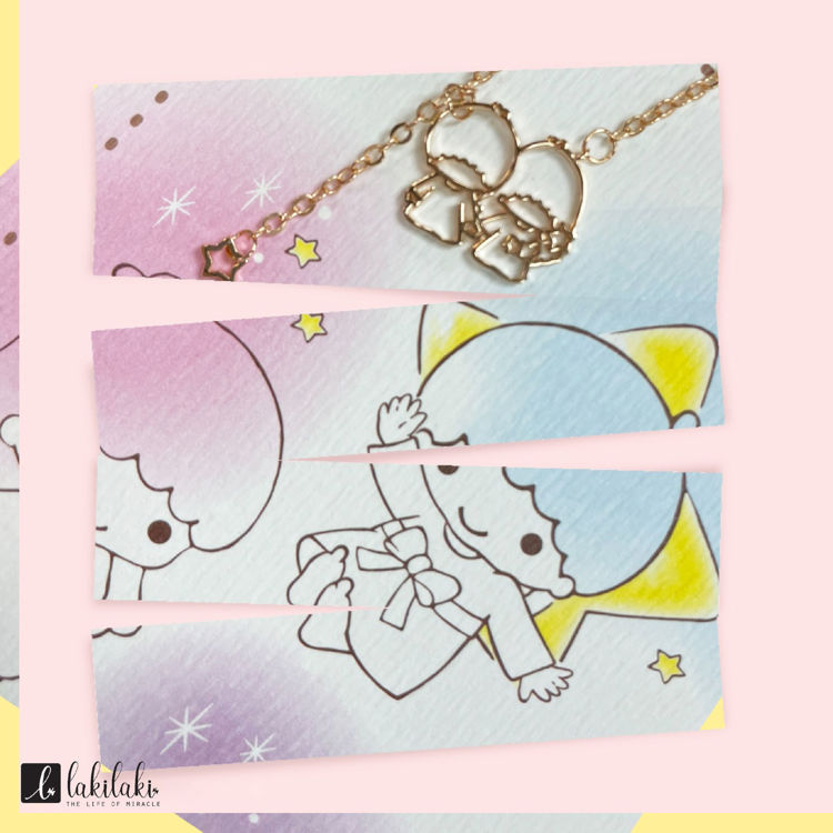 Picture of [925純銀]Little Twin Stars x 星星吊飾項鍊