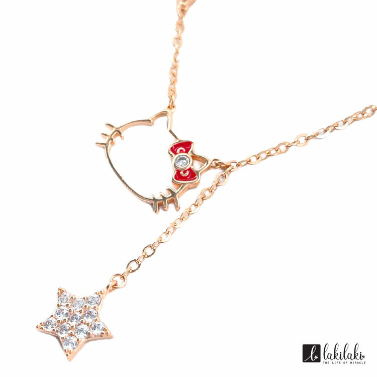 Picture of [925純銀]燦若繁星系列~ Hello Kitty 金星閃耀項鏈