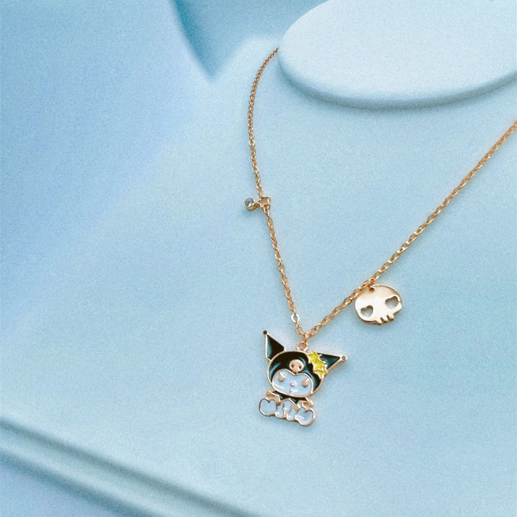 Picture of [防敏感金屬]可愛小惡魔系列- Kuromi項鏈